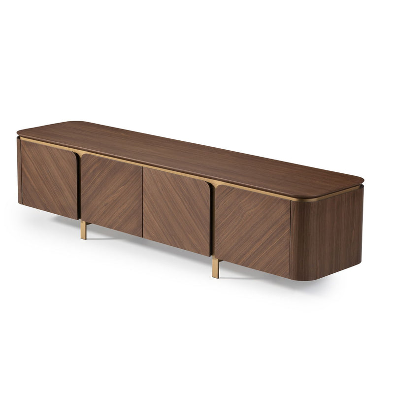 Amora - Media Cabinet - Eggshell Walnut