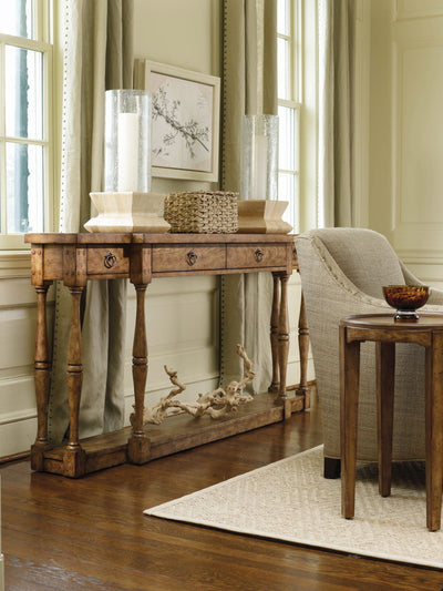 Sanctuary - Four-Drawer Thin Console Table.