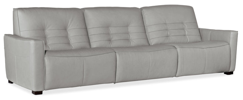 Reaux - Power Recline Sofa With Power Recliners.