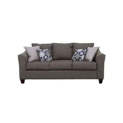 Salizar - Flared Arm Sofa - Grey.