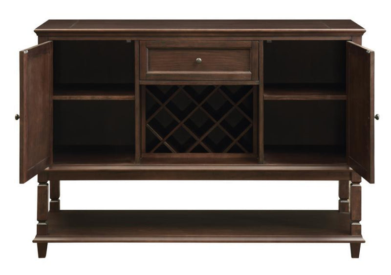 Parkins - Server With Lower Shelf - Rustic Espresso