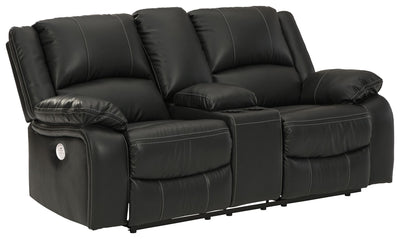 Calderwell - Power Reclining Loveseat With Console