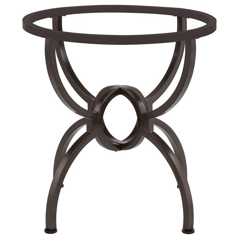 Aviano - Dining Table Base - Gunmetal.