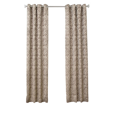 Batavia - Grommet Top Panel Weighted Corners Window Treatment.