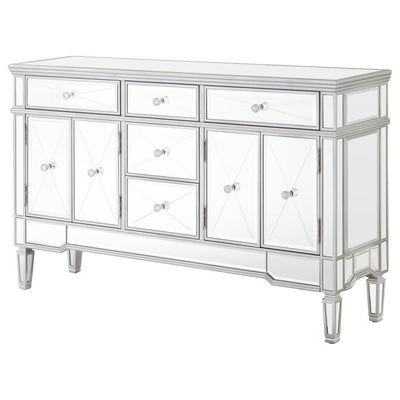 Duchess - 5-Drawer Accent Cabinet - Silver.