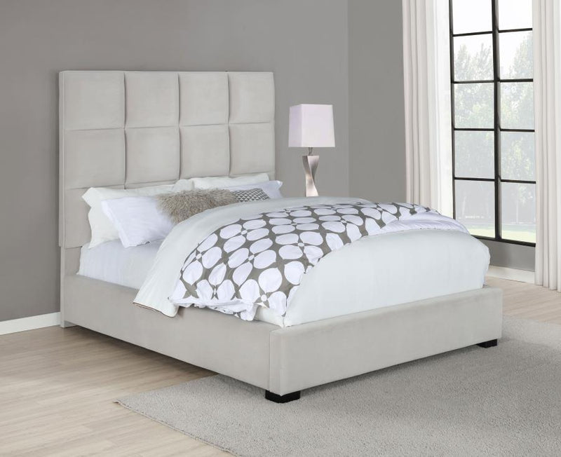 Panes - Tufted Upholstered Panel Bed