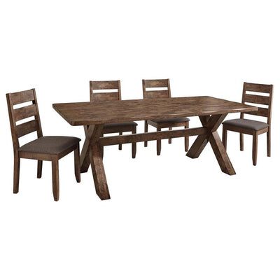 Alston - Rustic Trestle Dining Room Set - Grand Furniture GA