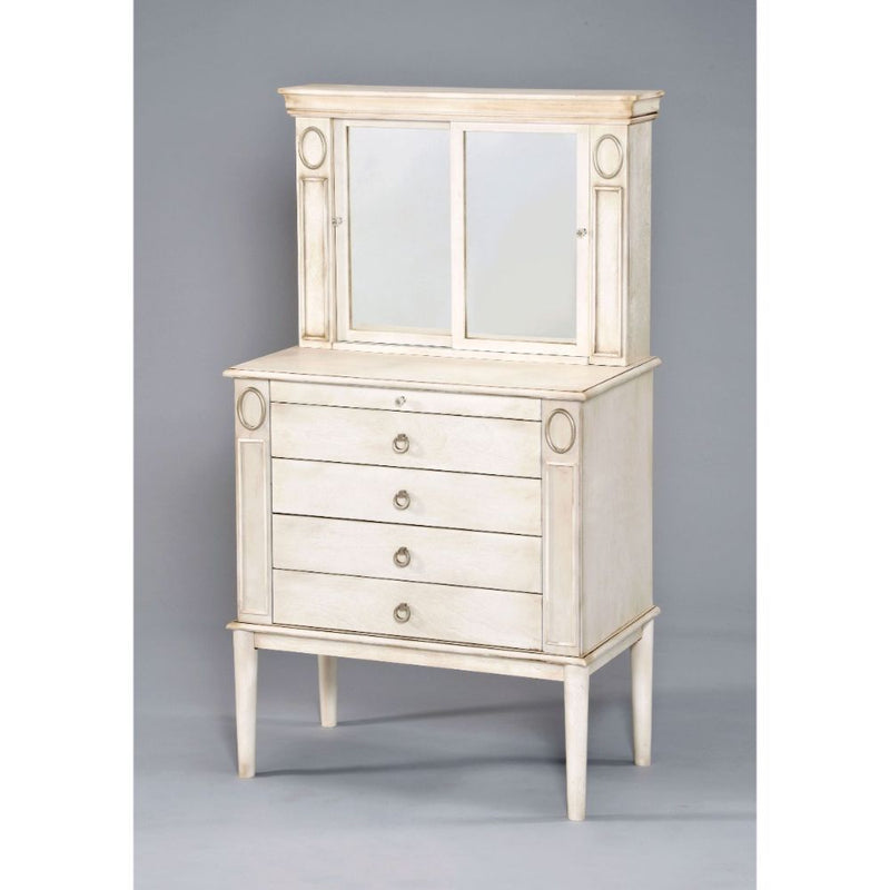 Leven - Jewelry Armoire - Antique White