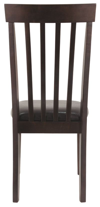 Hammis - Dark Brown - Dining Uph Side Chair (Set of 2).