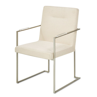 Laguna Ridge - Arm Chair - Brushed Silver