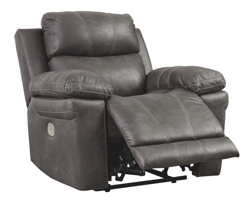 Erlangen - Dark Gray - Pwr Recliner/Adj Headrest.