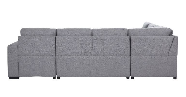 Nardo - Sectional Sofa - Gray Fabric