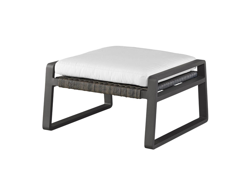 Coastal Living Outdoor - San Clemente Ottoman - Black.