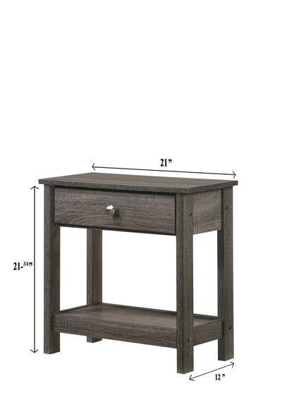 Skyler - Nightstand - Gray - Grand Furniture GA