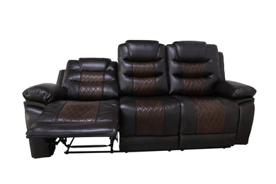 Nikko - Sofa With Power Footrest - Brown