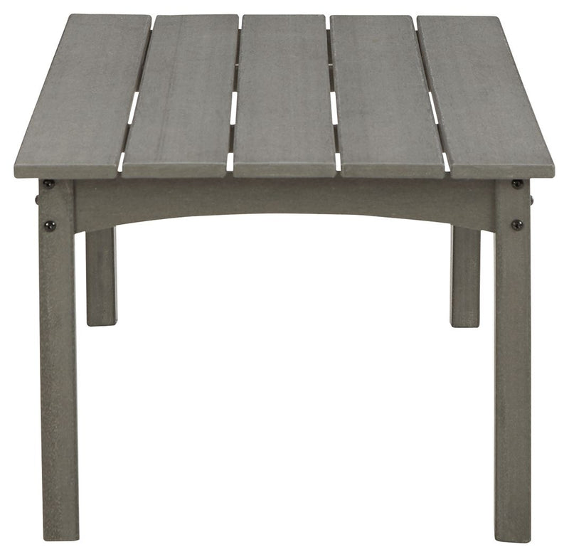 Visola - Gray - Rectangular Cocktail Table.