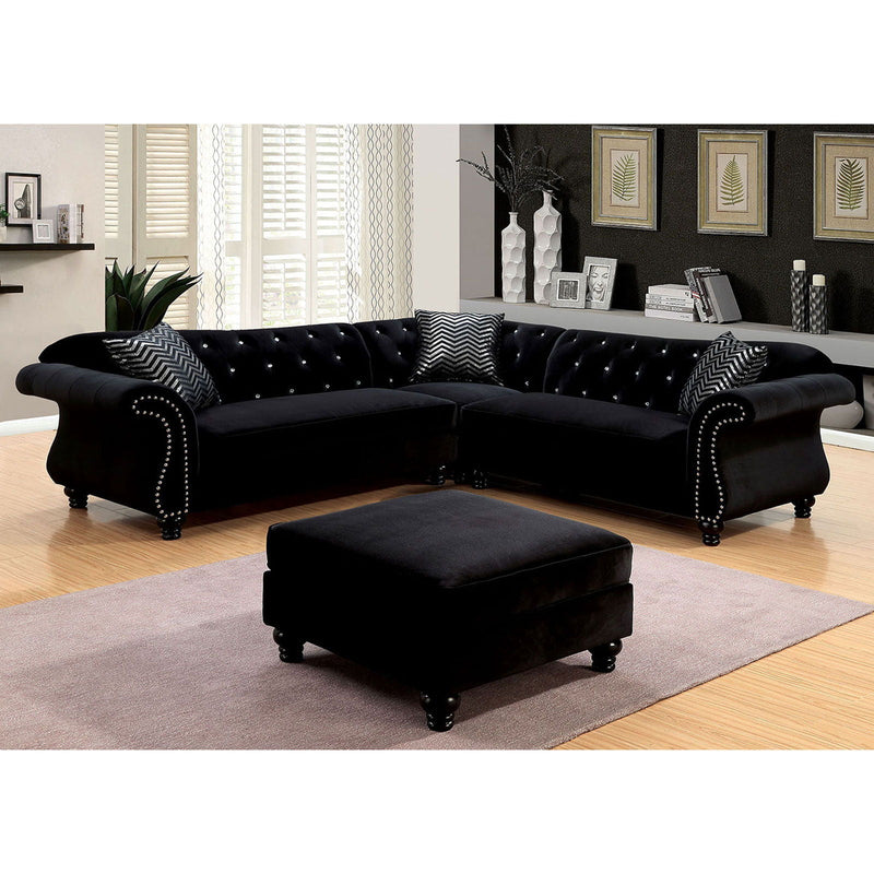 Jolanda - Sectional - Black