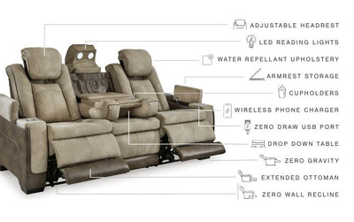 Next-Gen Durapella - Power Reclining Sofa