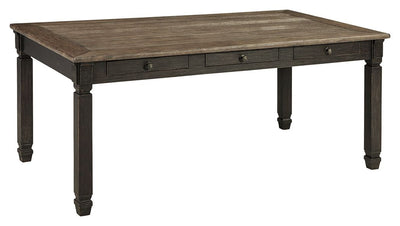 Tyler - Black / Gray - Rectangular Dining Room Table.