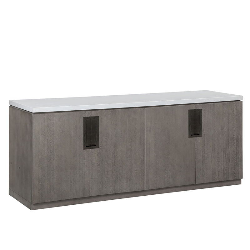 Pure Modern - Credenza with Quartz Top - Moonstone