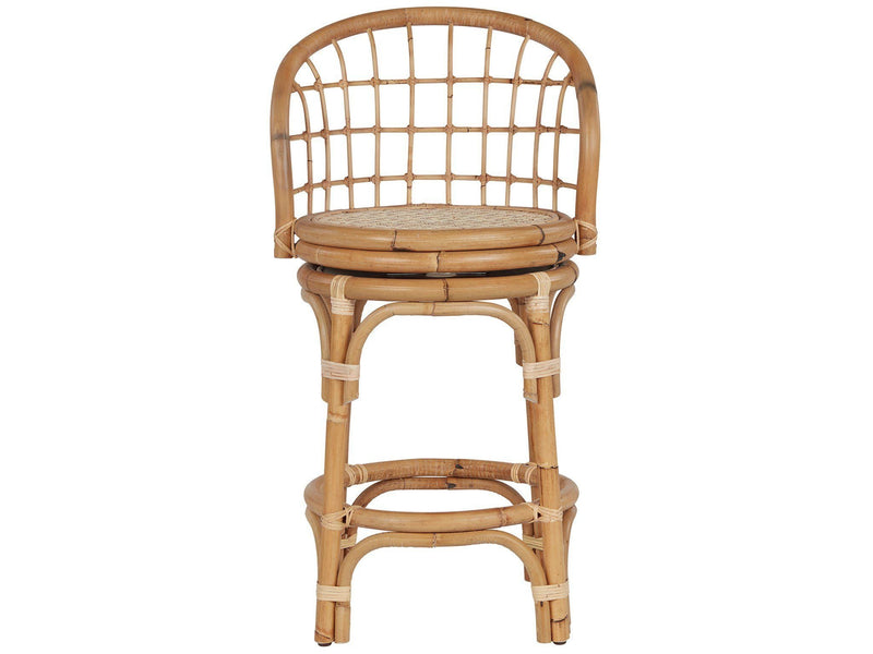 Getaway - Rattan Counter Stool - Light Brown.