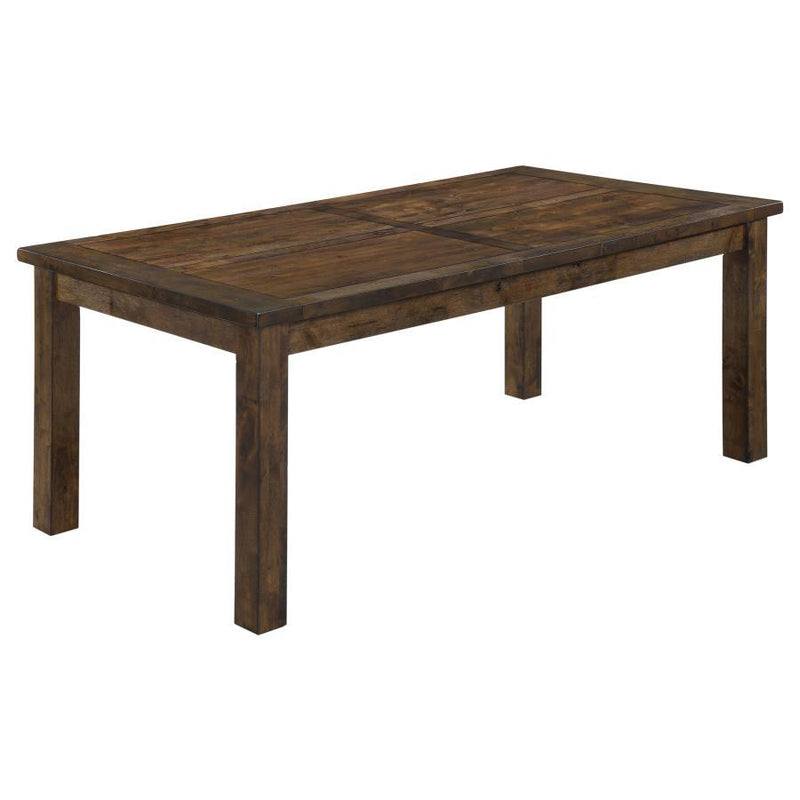 Coleman - Rectangular Dining Table - Rustic Golden Brown - Dining Tables - Grand Furniture GA