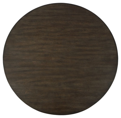 Wittland - Dark Brown - Round Dining Room Table.