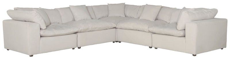 Posh - 5 Piece Modular Sectional With 2 Armless, 3 Corners