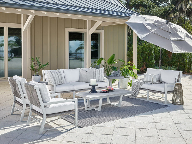 Coastal Living Outdoor - Tybee Sofa - Pearl Silver.