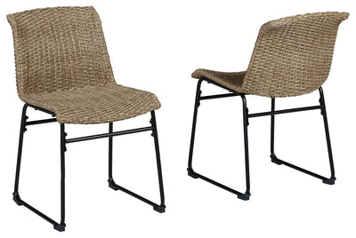 Amaris - Brown / Black - Chair (Set of 2) - Grand Furniture GA