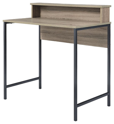 Titania - Light Brown / Gunmetal - Home Office Small Desk.