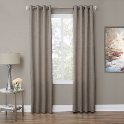 Aspen - Grommet Top Panel Weighted Corners Window Treatment - Curtains & Drapes - Grand Furniture GA