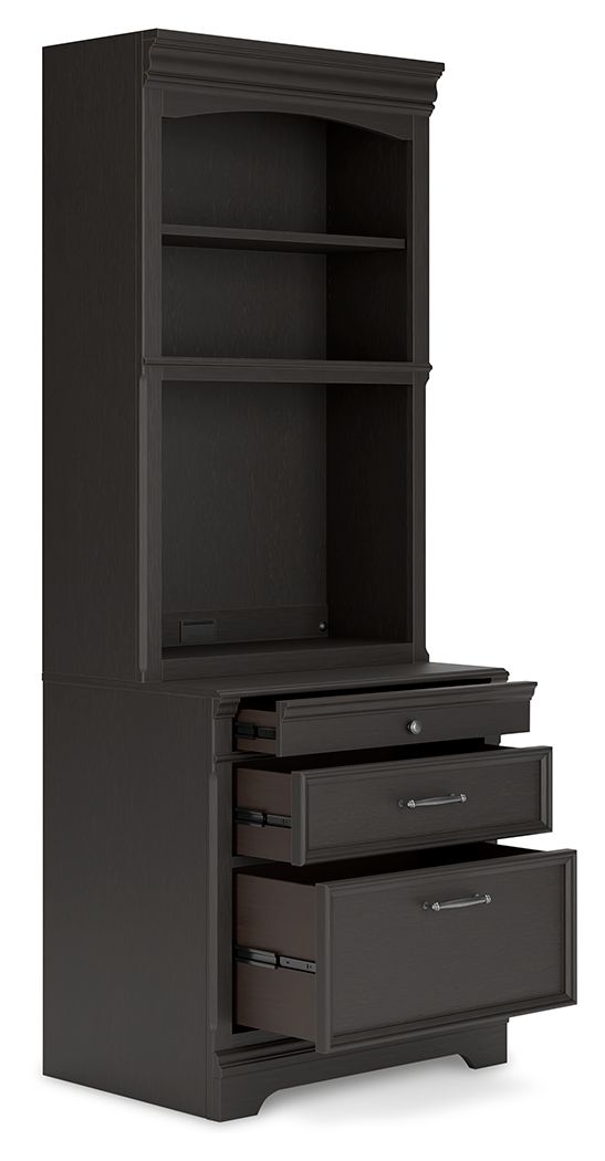 Beckincreek - Black - Bookcase.