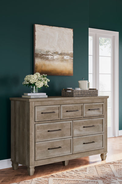 Yarbeck - Sand - Seven Drawer Dresser.