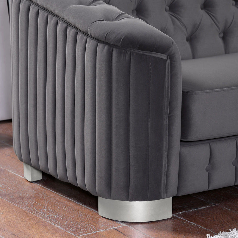 Castellon - Loveseat - Dark Gray