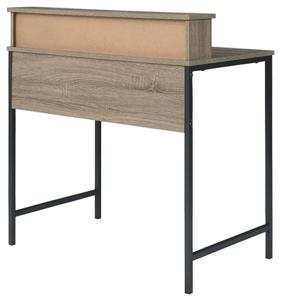 Titania - Light Brown / Gunmetal - Home Office Small Desk.