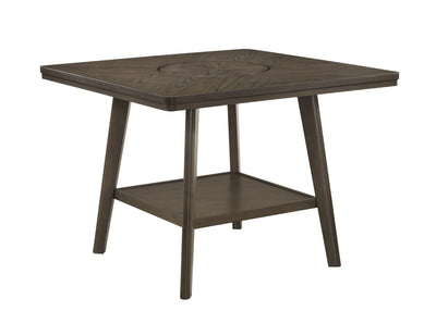 Ember - Counter Height Table - Dark Brown.