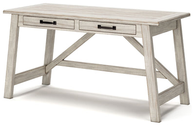 Carynhurst - Whitewash - Home Office Large Leg Desk.