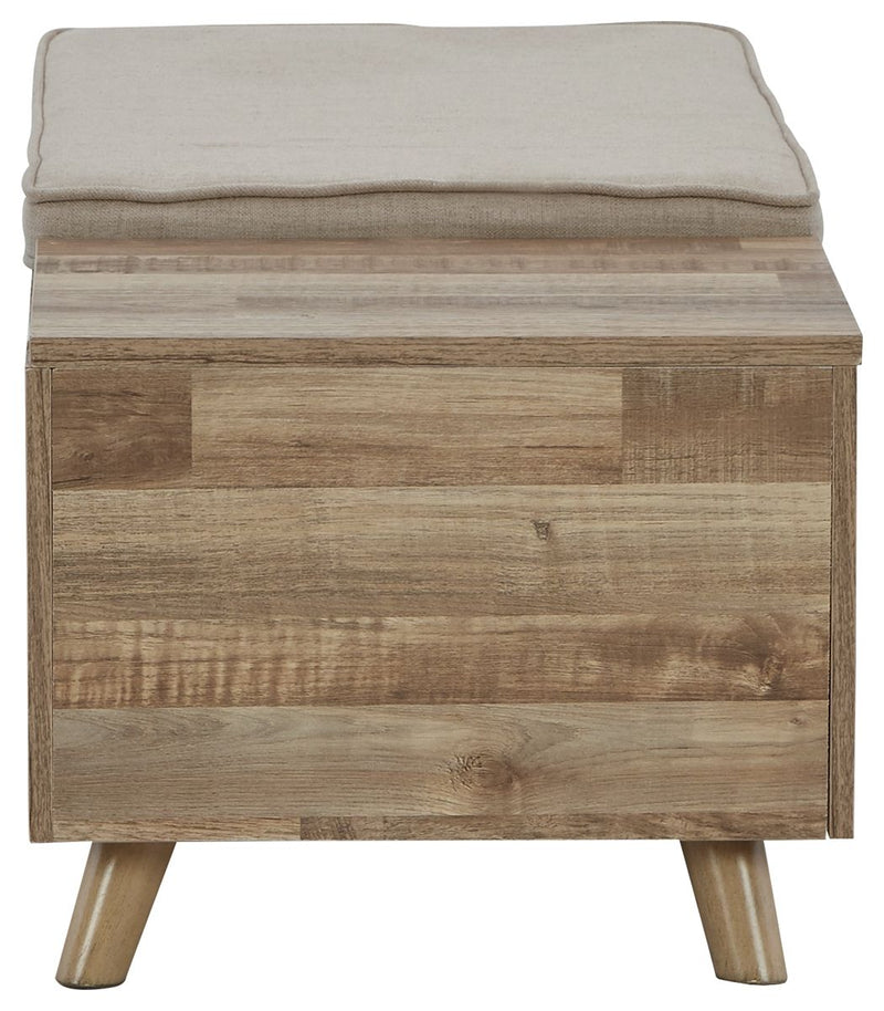 Gerdanet - Beige - Storage Bench.