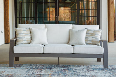 Tropicava - Taupe / White - Sofa With Cushion.