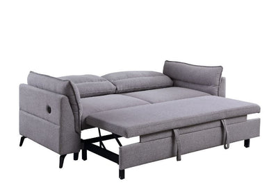 Helaine - Futon - Gray Fabric - Grand Furniture GA