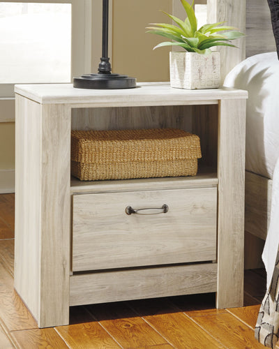 Bellaby - Whitewash - One Drawer Night Stand.