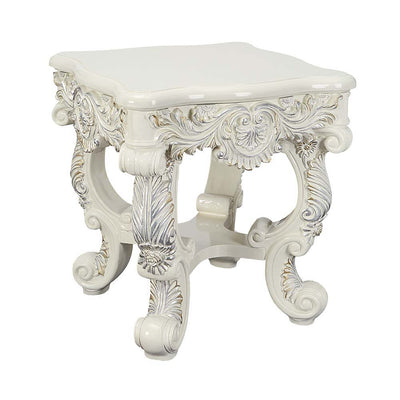 Adara - End Table - Antique White Finish - Grand Furniture GA