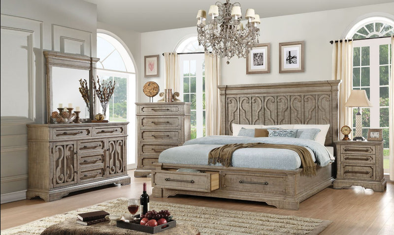 Artesia - Queen Bed - Salvaged Natural - Grand Furniture GA