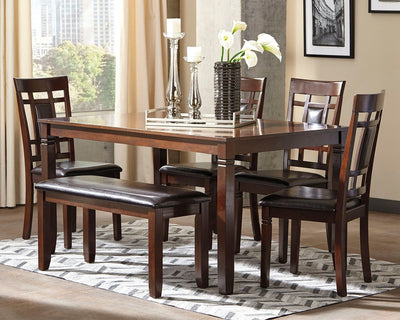 Bennox - Brown - Dining Room Table Set (Set of 6).