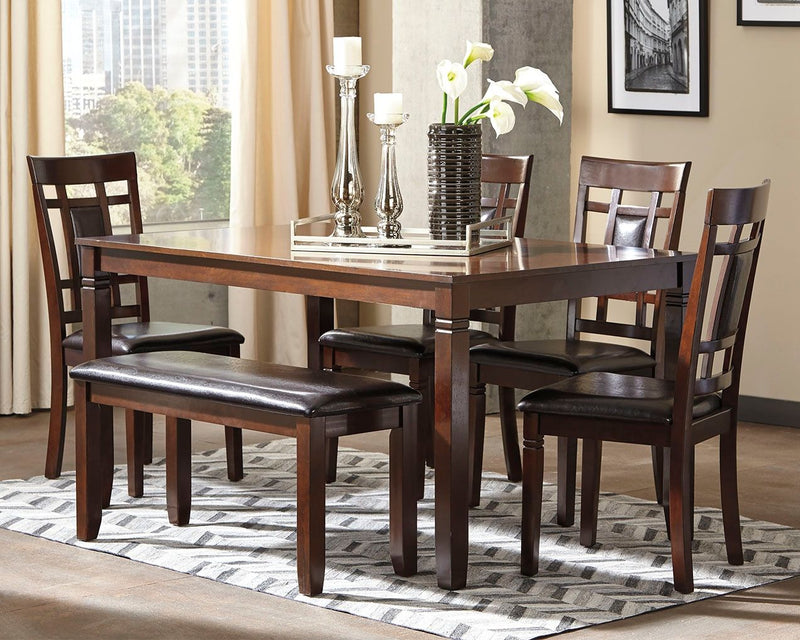 Bennox - Brown - Dining Room Table Set (Set of 6).