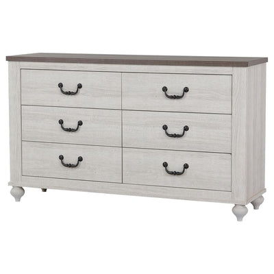 Stillwood - 6-Drawer Dresser - Vintage Linen.