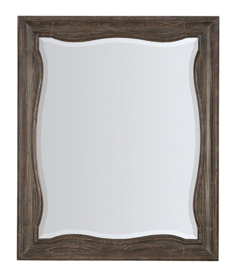 Traditions - Landscape Mirror - Dark Brown.