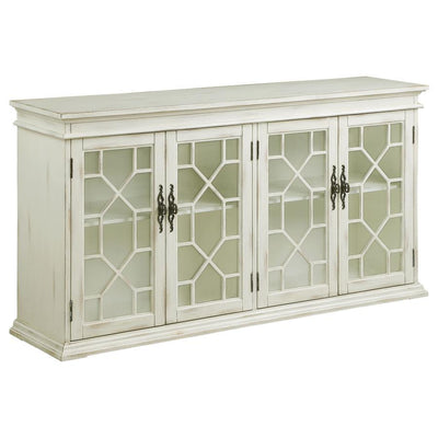 Kiara - Dual Glass Door Accent Cabinet