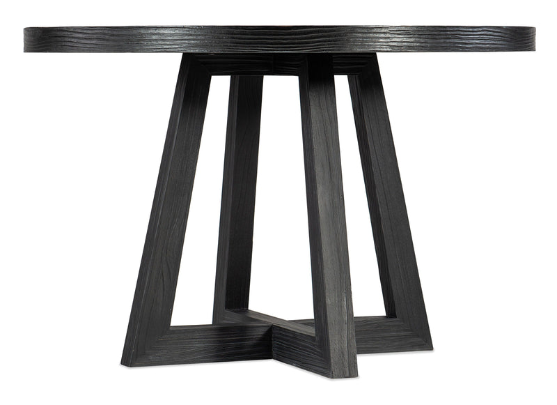 Chapman - Shou Sugi Ban Petite Round Dining Table.